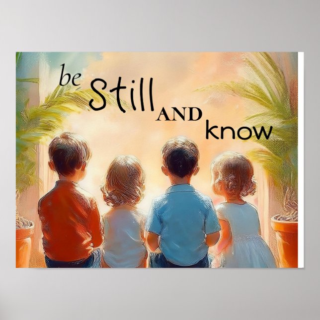 Be still and know  poster (Front)