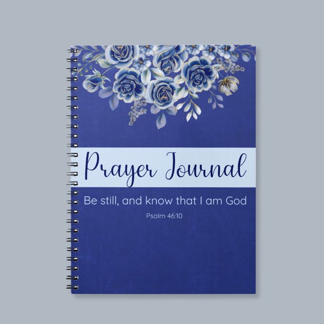 Be Still and Know Prayer Journal Spiral notebook (Creator Uploaded)