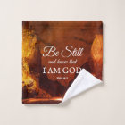 BE STILL AND KNOW Psalm 46:10 Christian Monogram