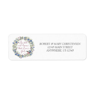 Be Still and Know - Psalm 46:10 Label