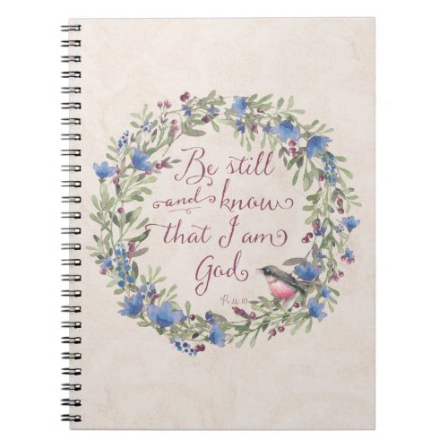 Be Still and Know _ Psalm 4610 Notebook
