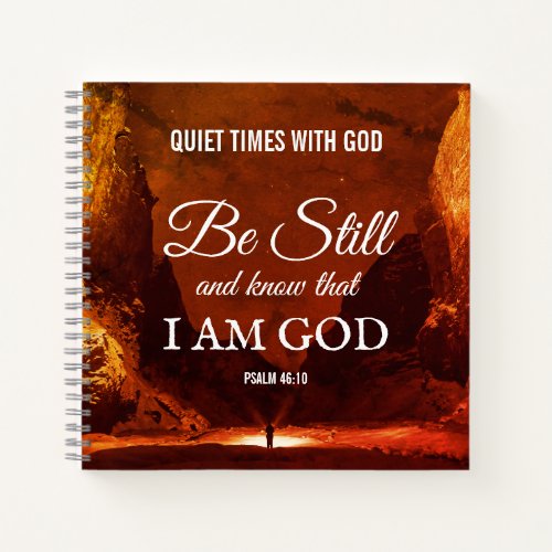 BE STILL AND KNOW Quiet Time Prayer Notebook