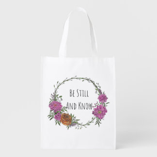 Be Still and Know Reusable Shopping Bag