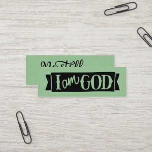 Be Still And Know Scripture Calling Card