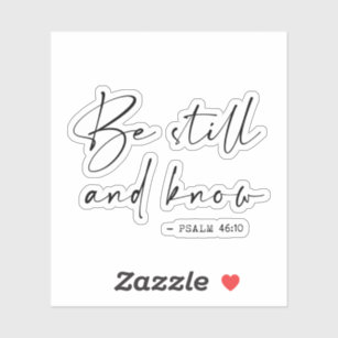 Psalm 3:4, Bible Verse Scripture Stickers