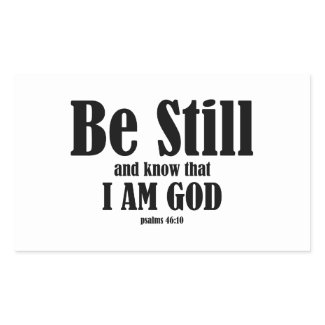 Be Still and Know |Sticker Rectangular Sticker