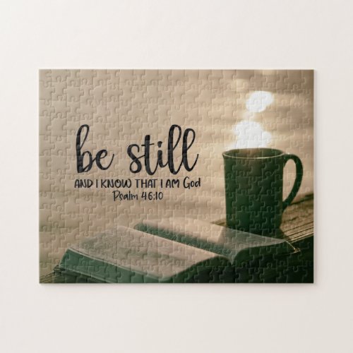 Be Still and Know that I Am God Bible Jigsaw Puzzle