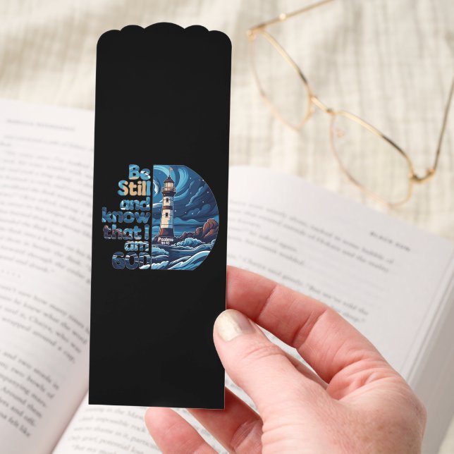 Be still and know that I am God Bible Verse Bookmarks (Hand)