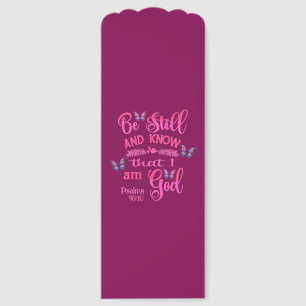 Be still and know that I am God Bible Verse Bookmarks