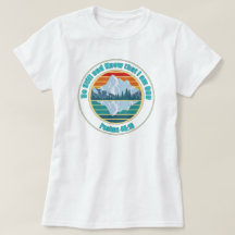 Be still and know that I am God Bible Verse