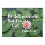 Be Still and Know that I am God Christian Bible