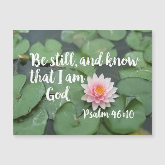 Be Still and Know that I am God Christian Bible (Front)