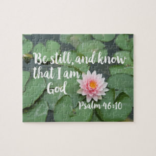 Be Still and Know that I am God Christian Bible Jigsaw Puzzle