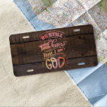 Be Still and Know that I am God Christian Bible License Plate