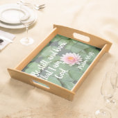 Be Still and Know that I am God Christian Bible Serving Tray (Front)