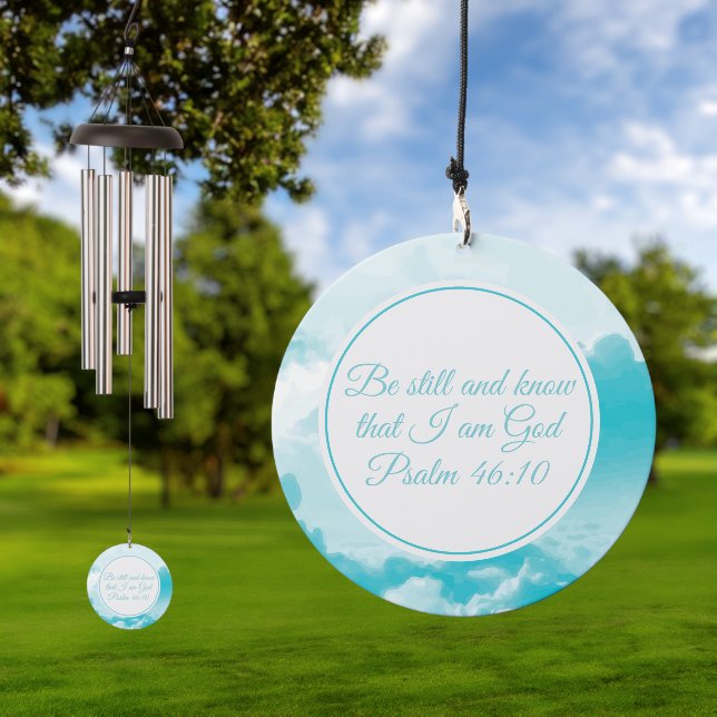 Be Still and Know That I Am God Christian Wind Chime (Outdoor)