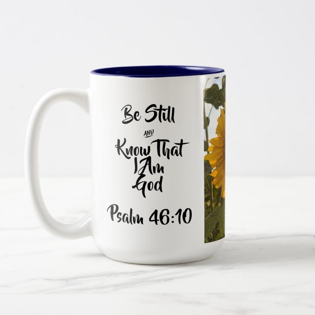 Be still and know that I am God coffee mug (Left)