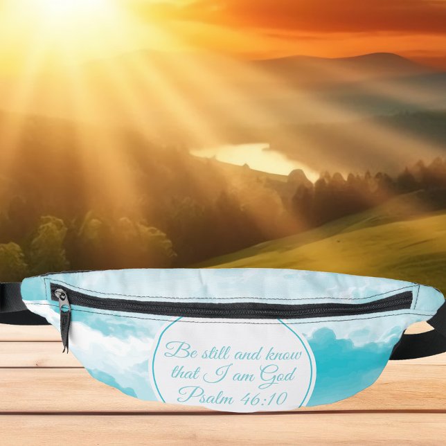 Be Still and Know that I am God Cute Christian Fanny Pack (Creator Uploaded)