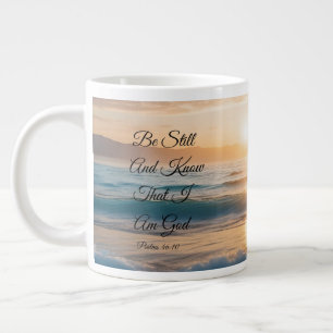 "Be Still And Know That I Am God" Giant Coffee Mug
