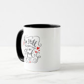 Be Still and Know that I am God, hand drawn Mug (Front Left)