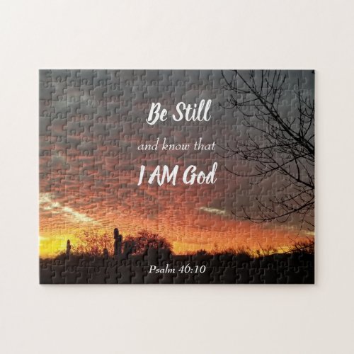 Be Still and Know that I AM God Jigsaw Puzzle