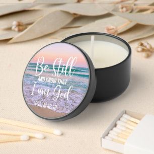 Be Still and Know that I am God Mini Candle Favors