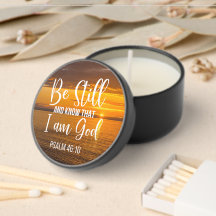 Be Still and Know that I am God