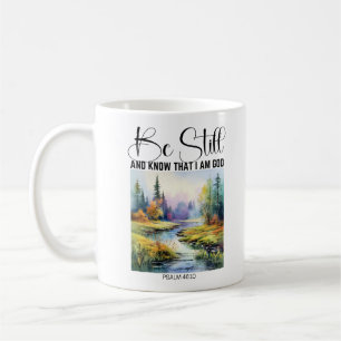 Be Still and Know that I am God Nature Landscape Coffee Mug