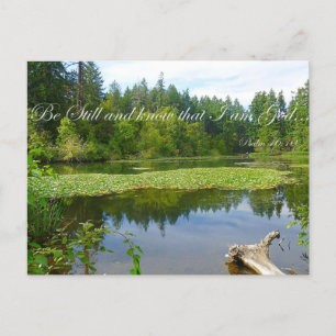 Be Still And Know That I Am God  Postcard