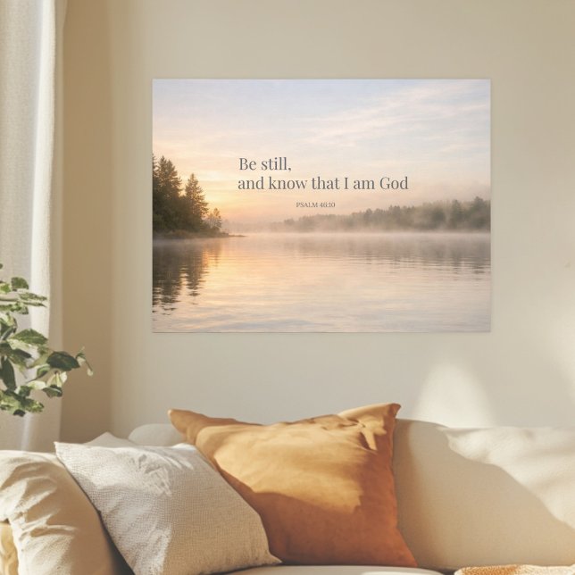 Be Still and Know That I Am God Psalm 46:10 Poster (Creator Uploaded)