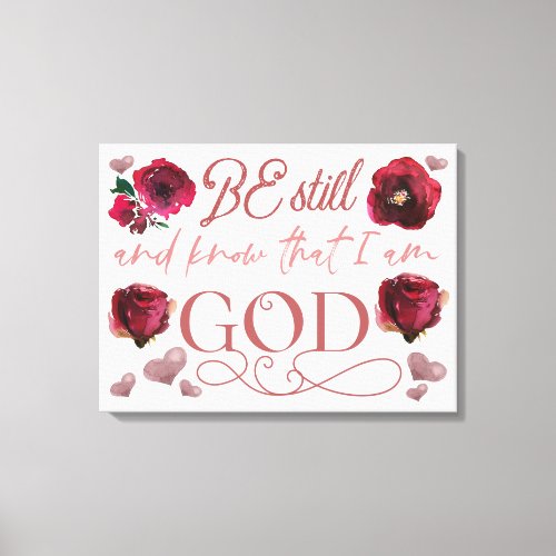 Be Still and Know That I Am God Wall Art