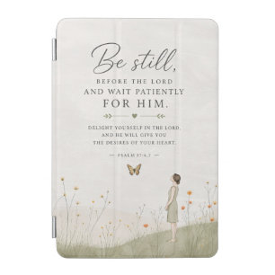 Be Still and Wait Patiently Psalm 37 Christian  iPad Mini Cover