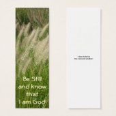 Be Still Bookmark (Front & Back)