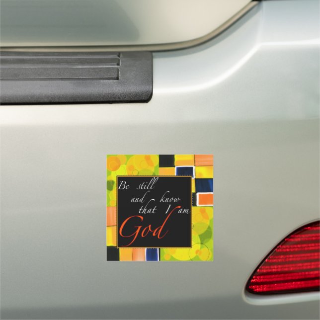 Be still car magnet (In Situ)