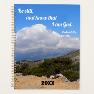 Be Still Christian Psalm 46:10 Bible Verse Planner