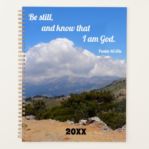 Be Still Christian Psalm 4610 Bible Verse Planner