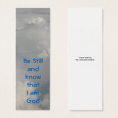 Be Still (Clouds) Bookmark (Front & Back)