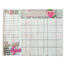 Be Still Desk Calendar Notepad