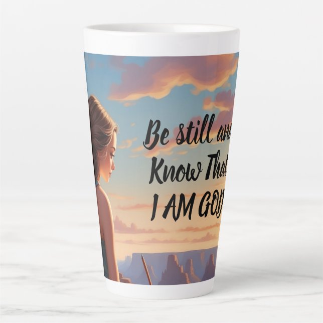 Be Still & Know That I Am God Custom Mug (Front)