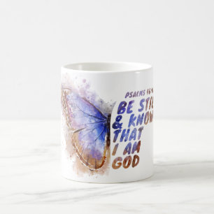 Be Still & Know That I Am God: Women’s Butterfly Coffee Mug