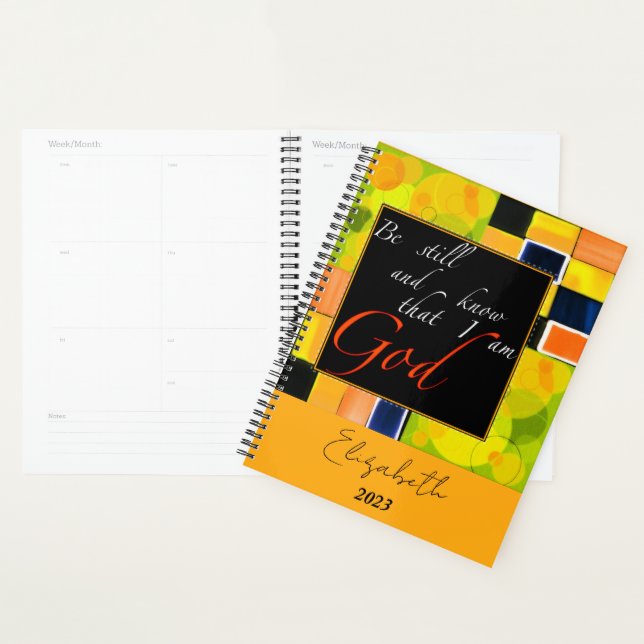 Be still personalized planner (Display)