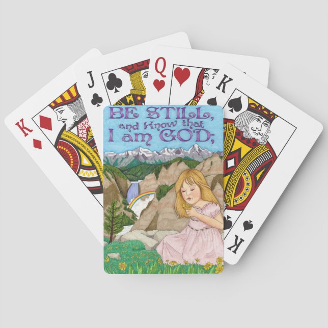 Be Still Playing Cards (Back)