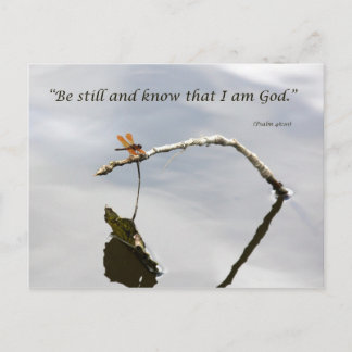 Be still postcard