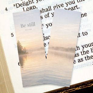 Be Still Psalm 46:10 Christian Faith Bookmarks