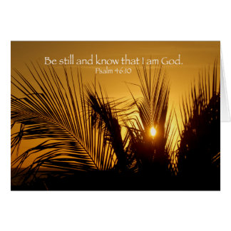 Be Still Sunset Cards