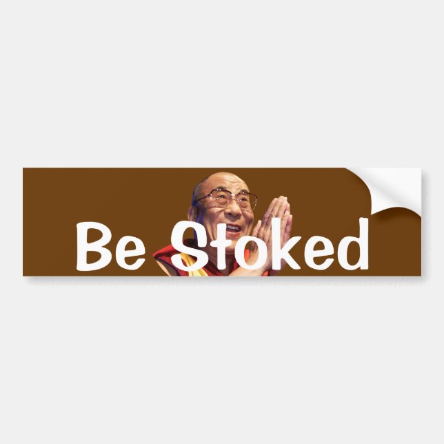 Be Stoked Bumper Sticker (Front)