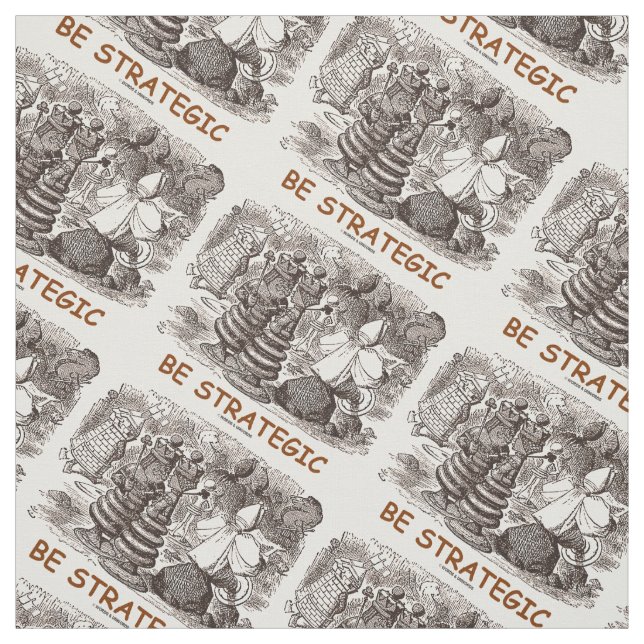 Be Strategic Through The Looking Glass Fabric (Swatch)