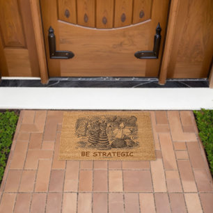 Be Strategic Through The Looking Glass Fiber Doormat