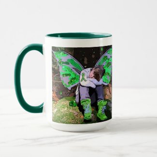 Be Stron&quot; Lyme Disease Awareness Fairy Coffee Mug