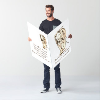 Be strong as a lion card